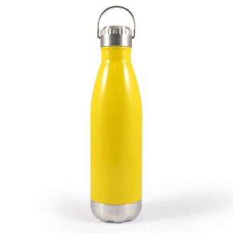 Soda Vacuum Bottle with Hanger Lid - LL6978 Image Yellow
