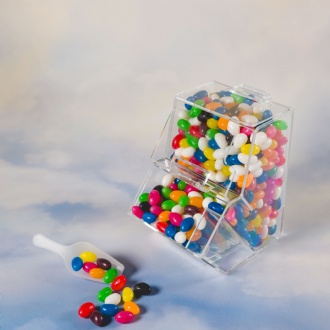 Assorted Colour Mini Jelly Beans in Dispenser - LL4871 Image