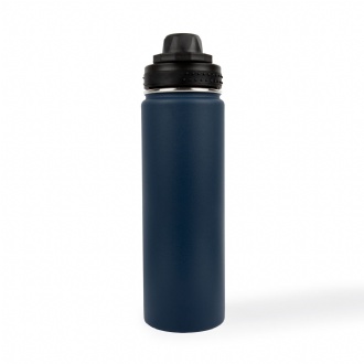 Mystique 650ml Stainless Steel Vacuum Bottle - LL6960 Image Navy Blue