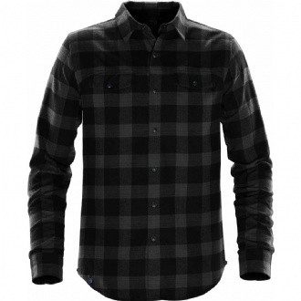 Men's Logan Snap Front Shirt - SFX-1 Image Carbon Plaid