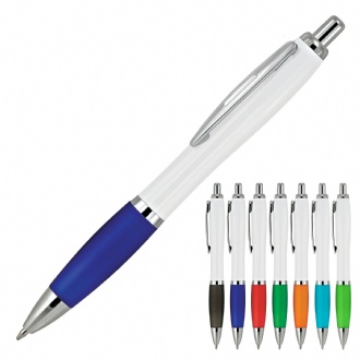 Cara White Ballpoint Pen - Z274 Image 