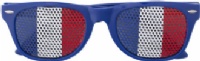 Plexiglass sunglasses with country flag