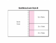 Combination B Laminated 4 Colour Cover 1 Col Pad