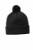 Sport-Tek Solid Pom Pom Beanie - STC37 Image Black