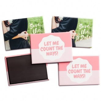 Custom Printed 90mm x 65mm Badges Rectangle - PBHR90 Image