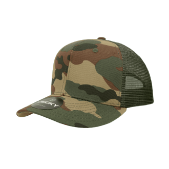 6 Panel Mid Pro Camo Trucker - 1054 Image
