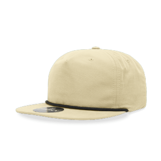5 Panel High Pro Cotton/Poly Blend Rope Hat - 6032 Image